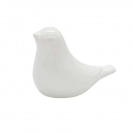 Διακοσμητικό Πουλάκι Κεραμικό Λευκό 11,5x6,5x10,5εκ. Art et Lumiere 42888