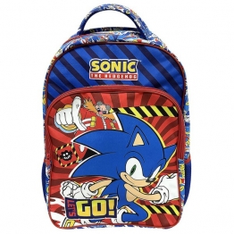 Τσάντα Πλάτης Δημοτικού 45εκ. Sonic 50-3229