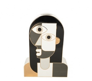 Βάζο Κεραμικό Πρόσωπο 24,5x9x34εκ. Zen Collection 24.21.50862