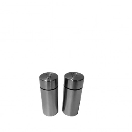 Σετ Αλατοπίπερο Ανοξείδωτο Ασημί ESPIEL 3,2x7,3εκ. DWKA1006
