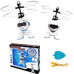 Ρομποτάκι Ιπτάμενο Με USB 18x22εκ. Toy Markt 68-650