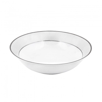 Σαλατιέρα Πορσελάνης Λευκή Classic Stripes Oriana Ferelli 23εκ. PR17310204