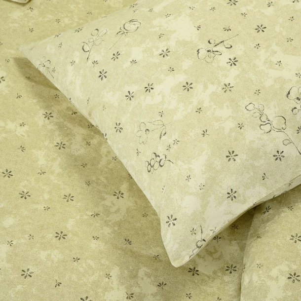 Ζεύγος Μαξιλαροθήκες Polycotton 50x70εκ. Demi Beige Casual Line Melinen 20006340