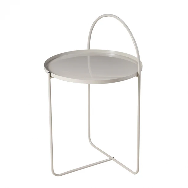 Τραπεζάκι Side Μεταλλικό Φ40x65εκ. Sand MRShome 0035000