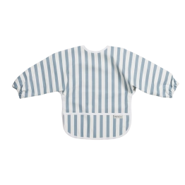 Σαλιάρα Με Μανίκια Fat Stripe Jeans Blue Meyco MEY-242.253.78.00A