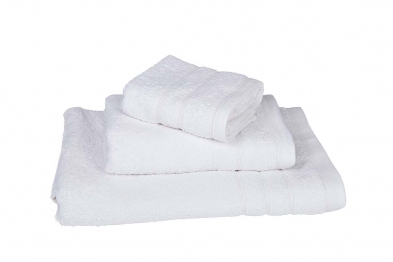 Πετσέτα Βαμβακερή Χειρός 40x60εκ. White 7777772-7