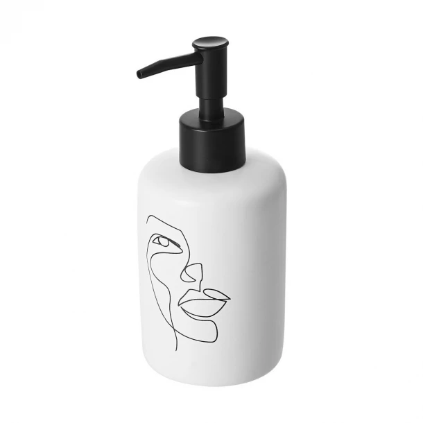 Ντισπένσερ Λευκό Line Art 7,5x17,5εκ.-320ml Estia 02-18108