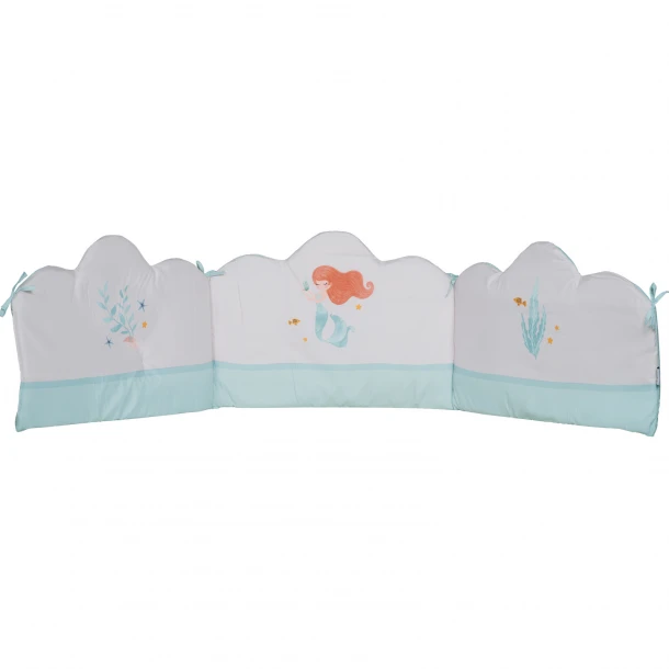 Πάντα Κούνιας Microfiber 45x195εκ. Digital Print Fun 4876 Λιλά-Μέντα-Ροζ Das Baby