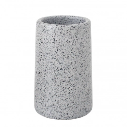 Ποτηροθήκη Από Μάρμαρο Γκρι Φ7,5x12,3εκ.-250ml Q BATH AWD02341555