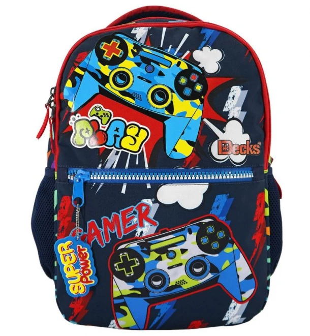 Τσάντα Δημοτικού Gamer 30x11,5x44εκ. Με Ανατομική Πλάτη Justnote 50-3729