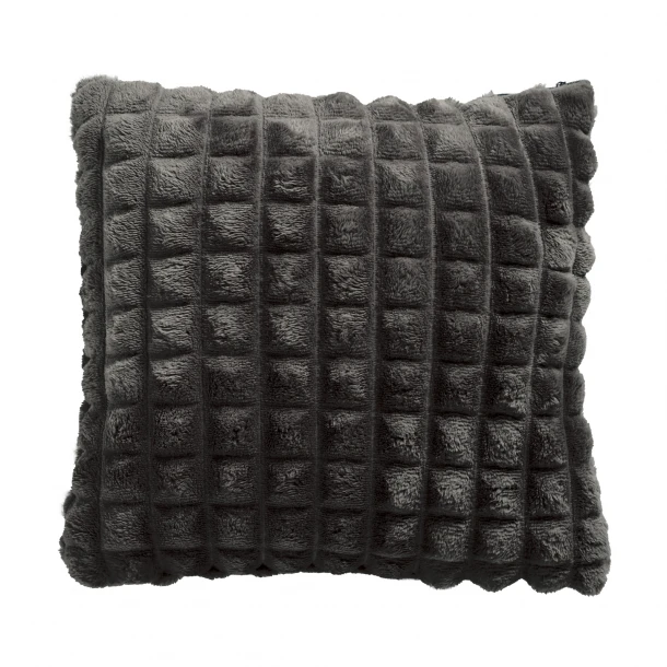 Διακοσμητική Μαξιλαροθήκη 40x40εκ. Polyester 1390 Dark Grey Das Home