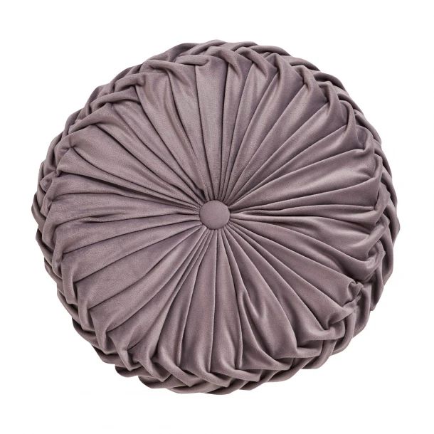 Διακοσμητικό Μαξιλάρι Βελούδινο Φ40εκ. Throws 0246 Λιλά Das Home