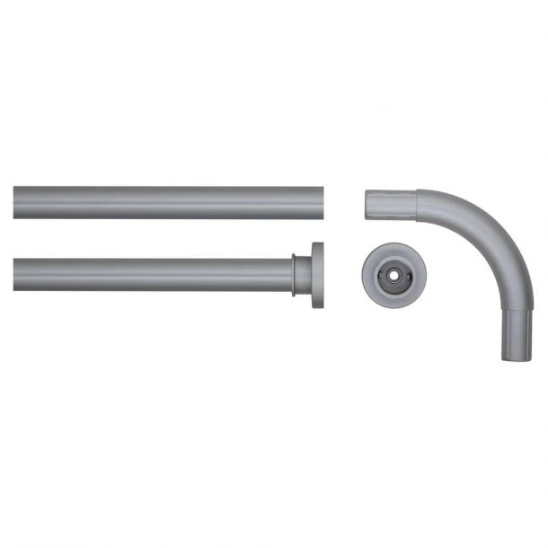 Βραχίονας Μπάνιου Γωνιακός Αλουμινίου Matt 2,8x2,8x90εκ. Sealskin 276666205