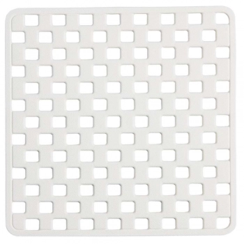 Ταπέτο Αντιολισθητικό Ντουζιέρας Καουτσούκ 50x50εκ. Doby White Sealskin 312003410