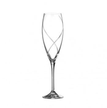 Σετ 6τμχ Ποτήρι Σαμπάνιας Κρυστάλλινο 210ml Lenny 179-4 Capolavoro