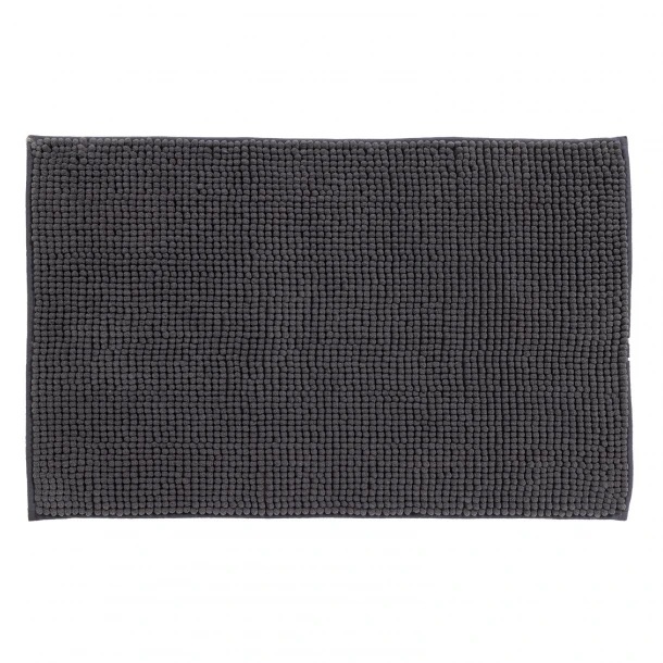 Ταπέτο Μπάνιου Αντιολισθητικό Chenille 50x80εκ. Bathmats 0773 Σκούρο Γκρι Das Home