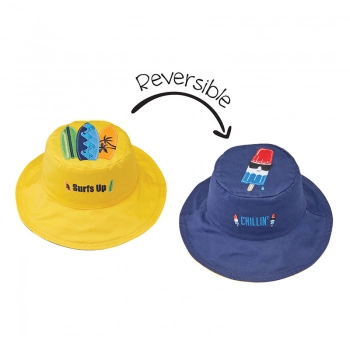 Καπέλο Διπλής Όψης UPF50 6-24μηνών Surfer-Popsicle FlapJackKids LUV0148S