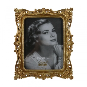 Κορνίζα Polyresin Χρυσή 15x20εκ. Oriana Ferelli® XL24065168