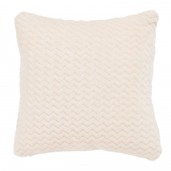 Διακοσμητικό Μαξιλάρι Fleece 40x40εκ. Throws 1366 Ecru Das Home