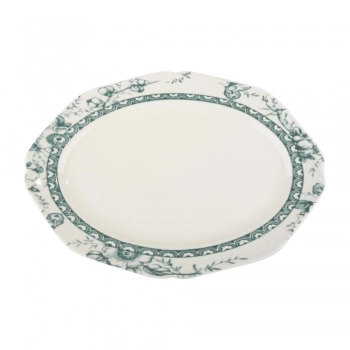 Ραβιέρα Οβάλ Πορσελάνης 25εκ. Tiffany Green Oriana Ferelli PR24324G12