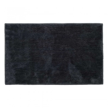 Ταπέτο Μπάνιου Αντιολισθητικό Polyester 50x80εκ. Doux Dark Grey Sealskin 800115