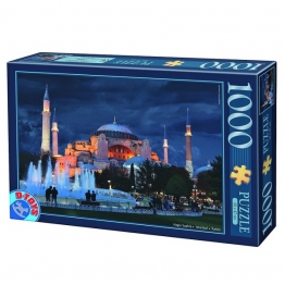 Παζλ 1000τμχ Αγία Σοφία Κωνσταντινούπολη Σε Κουτί 39x27εκ. D-toys 69-1832