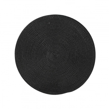 Σουπλά PP Μαύρο Circa 38εκ. Estia 07-32494