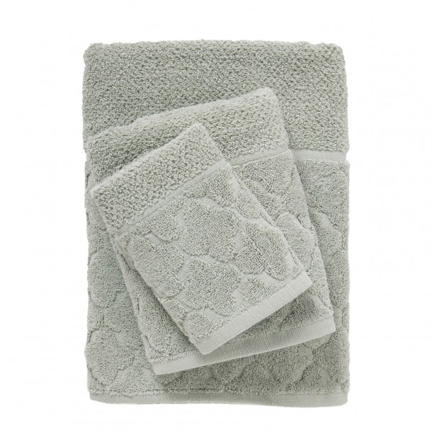 Σετ Πετσέτες 3τμχ Polycotton Best 0788 Μέντα Das Home