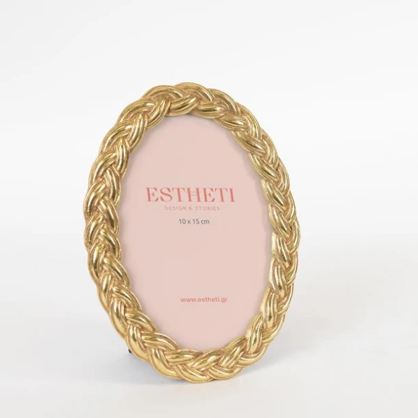 Κορνίζα Polyresin Χρυσή 10x15εκ. ESTHETI 756-12146