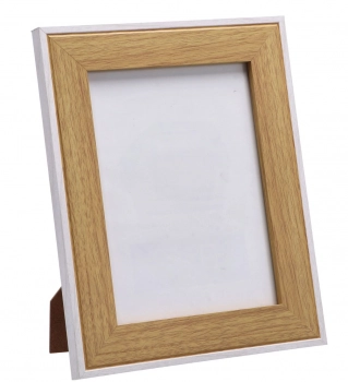 Κορνίζα Ξύλινη Μπεζ-Λευκή 15x20εκ. Royal Art STA118260BE