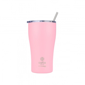 Θερμός-Ποτήρι Ανοξείδωτο Blossom Rose Save The Aegean Estia 500ml-9x16εκ. 01-23157