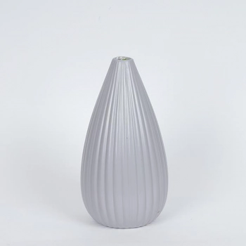 Βάζο Κεραμικό Γκρι 13,3x26εκ. ESTHETI 752-20397