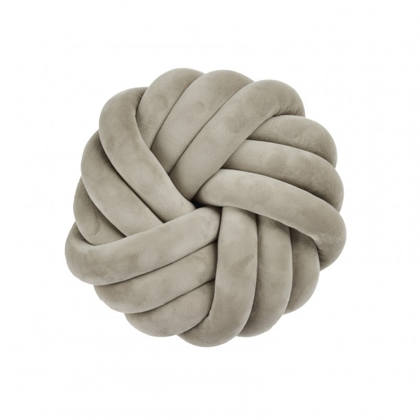 Διακοσμητικό Μαξιλάρι Βελούδινο Φ35εκ. Deco 2293 Beige Das Home