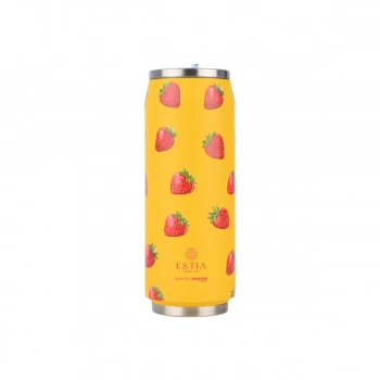 Θερμός-Ποτήρι Ανοξείδωτο Travel Cup Berry Bright Save The Aegean Estia 500ml-7x19εκ. 01-31190