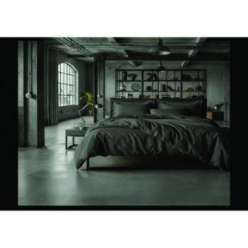 Σετ Σεντόνια Βαμβακοσατέν King 270x290εκ. Loft Grey Makis Tselios