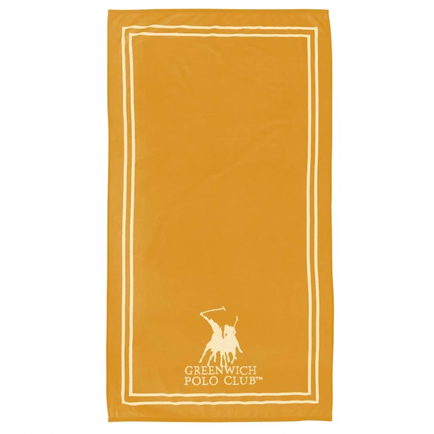 Πετσέτα Θαλάσσης Βαμβακερή 90x170εκ. Essential 4051 Κρεμ-Ώχρα Greenwich Polo Club