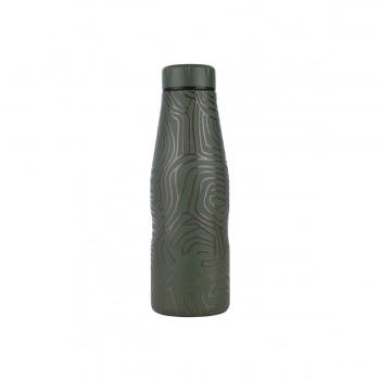 Θερμός-Μπουκάλι Ανοξείδωτο Flask Olive Flow Save The Aegean Estia 500ml-7x7x22,3εκ. 01-31572