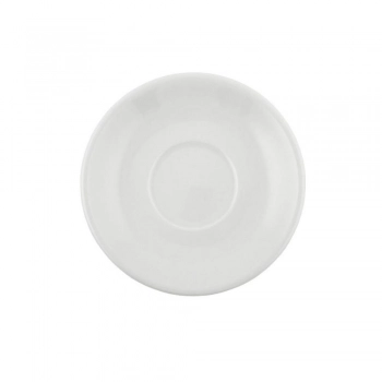 Πιατάκι Για Φλυτζάνι Cappuccino Πορσελάνης Λευκό Conical Oriana Ferelli PR1094B200