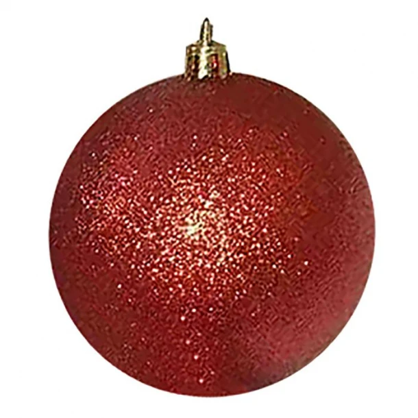 Σετ Μπάλες 6τμχ Glitter Red Δ6εκ. Xmas fest 93-1694
