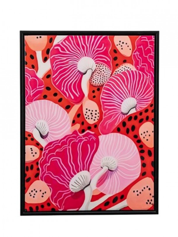 Πίνακας Με Κορνίζα Μανιτάρια Multi 30x2,8x40εκ. Zen Collection 25.60.52387