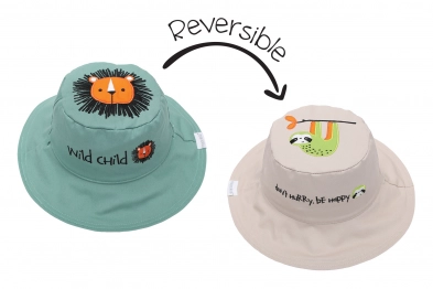 Καπέλο Διπλής Όψης UPF50 2-4Ετών Λιονταράκι FlapJackKids FJKSH514M