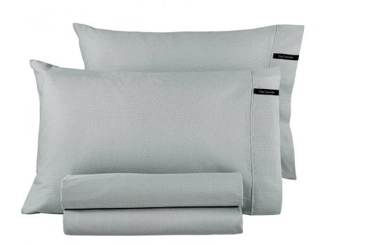 Ζεύγος Μαξιλαροθήκες Βαμβακοσατέν 50x70εκ. Minimal Azul Guy Laroche