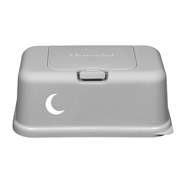 Θήκη Για Μωρομάντηλα Soft Grey Moon Funkybox FB58