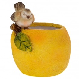 Κασπώ Polyresin Κίτρινο Σε Σχήμα Λεμονιού 28x22x28εκ. iliadis 92981