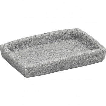 Σαπουνοθήκη Polyresin Γκρι 8,5x12x2εκ. MRShome DS-8886L02