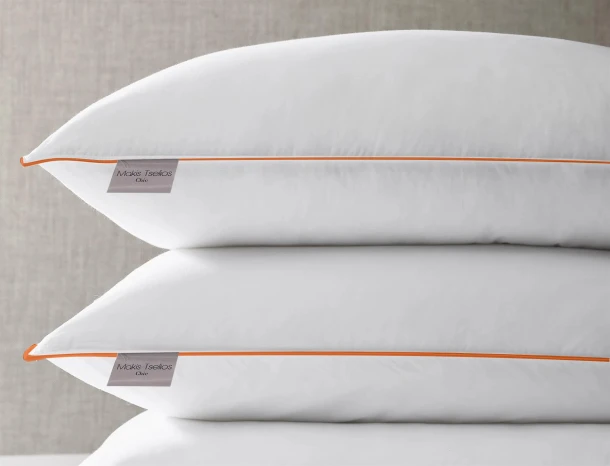 Ζεύγος Μαξιλάρια New Orange Fiber 50x70εκ. Makis Tselios