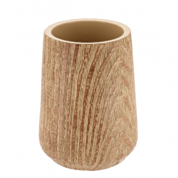 Ποτηροθήκη Polyresin Μπεζ 8x8x11εκ. MRShome DS-4659L05