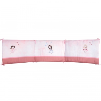 Πάντα Κούνιας Microfiber 45x195εκ. Essential Baby 8849 Ροζ-Dusty Rose Greenwich Polo Club