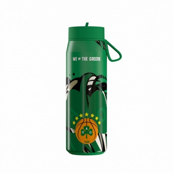 Θερμός Με Καλαμάκι Ανοξείδωτος Pulse Panathinaikos BC Edition We The Greens 500ml Estia 00-48891