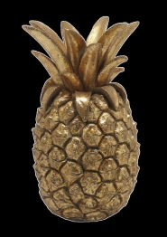 Διακοσμητικός Επιτραπέζιος Ανανάς Polyresin Χρυσός 21,5εκ. Oriana Ferelli XL68407113